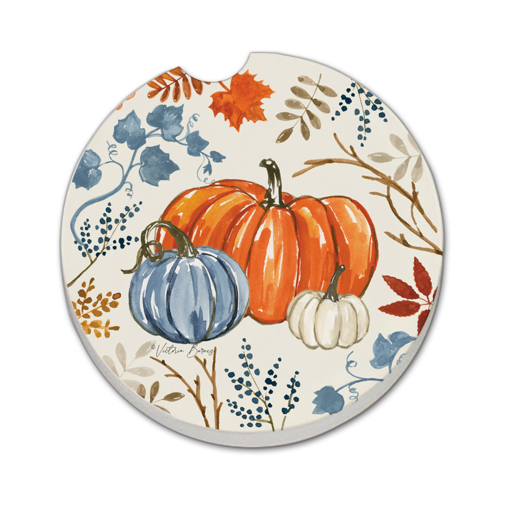 Autumn Pumpkins Car Coaster