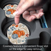 Autumn Pumpkins Car Coaster