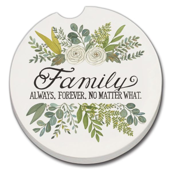 Family Always Car Coaster