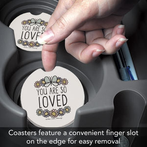 So Loved Car Coaster