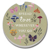 Spread Love Car Coaster
