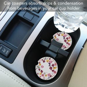 Blooming Border Car Coaster