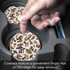 Mushroom Harvest Car Coaster