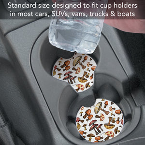 Mushroom Harvest Car Coaster