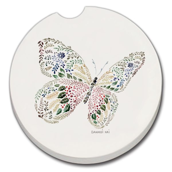 From Nature Butterfly Car Coaster