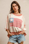 Patriot Threads Patchwork Top