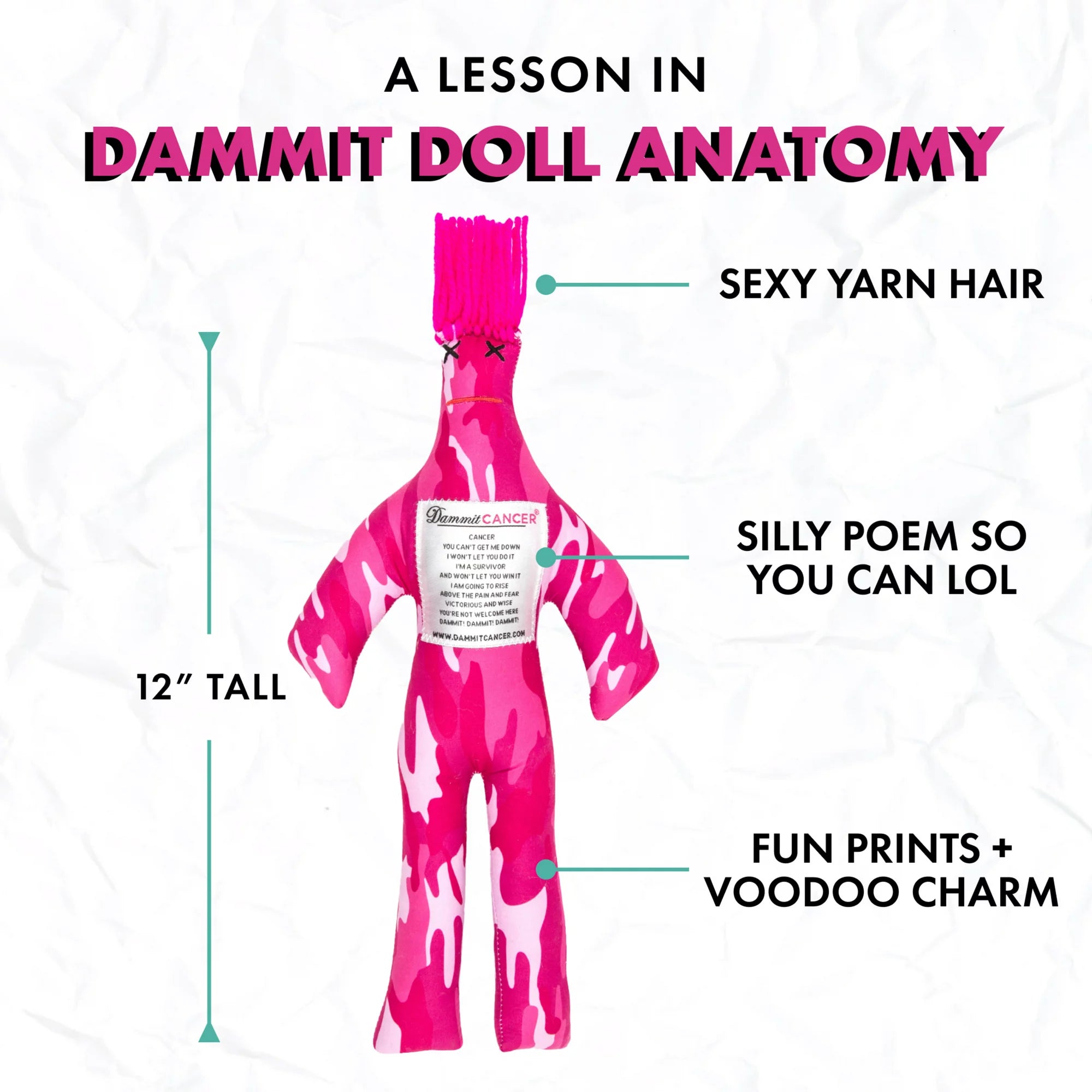 Cancer dammit deals doll