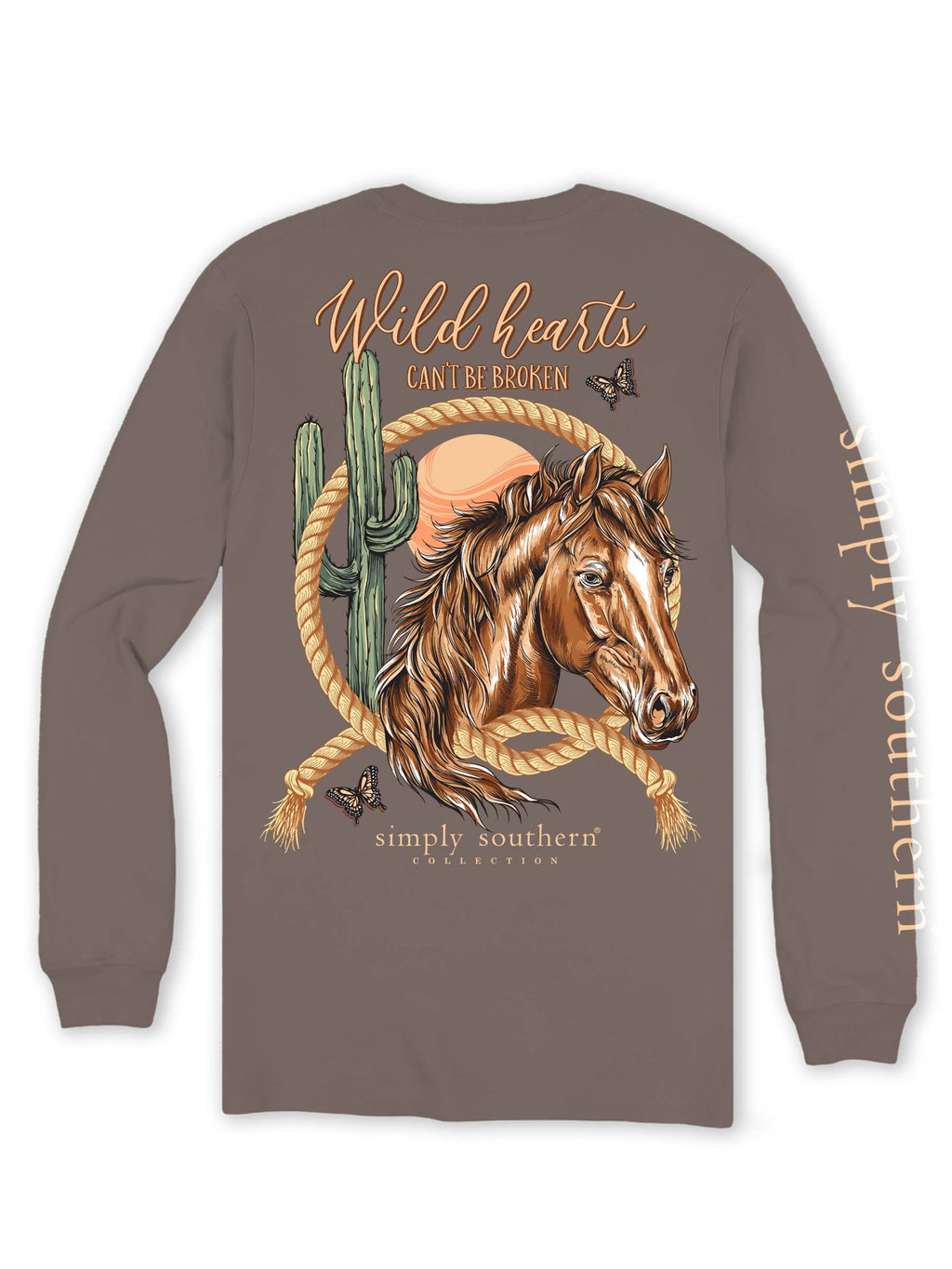 Wild Heart Long Sleeves Simply Southern Tee