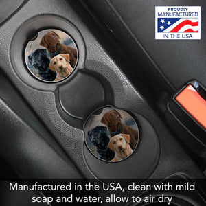 Hunting Dogs Car Coaster