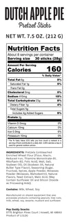 Pop Daddy Dutch Apple Pie Seasoned Pretzels 7.5oz