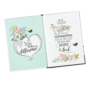 Heart of a Teacher Padded Hardcover Book