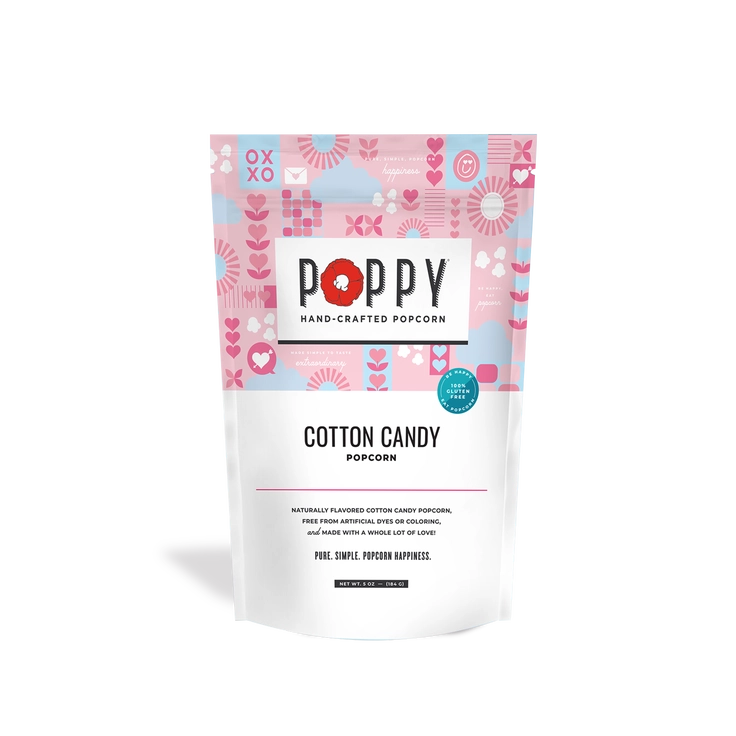 Cotton Candy Poppy Popcorn