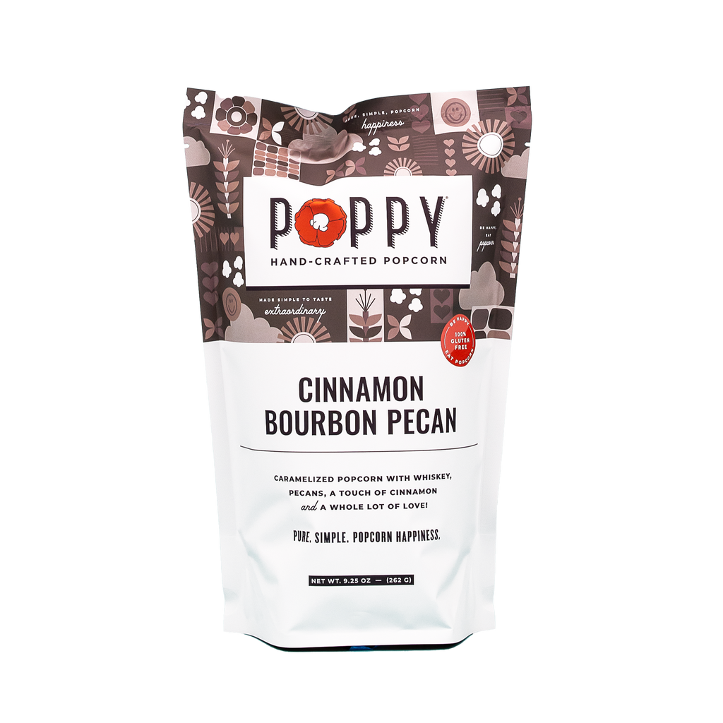 Cinnamon Bourbon Pecan Poppy Popcorn