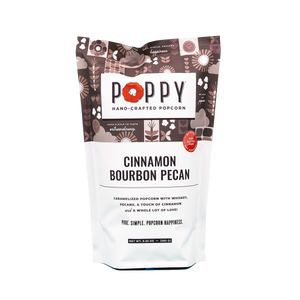 Cinnamon Bourbon Pecan Poppy Popcorn