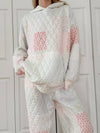 Sunkissed Coconut Quilted Pastel Hoodie