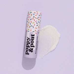 Purple Birthday Confetti Cake Lip Balm