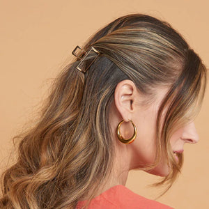 Narelle Gold Waterproof Round Hoop Earrings