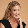 Narelle Gold Waterproof Round Hoop Earrings