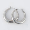 Narelle Silver Waterproof Round Hoop Earrings