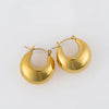 Narelle Gold Waterproof Bowl Hoop Earrings