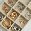 Narelle Silver Waterproof Bowl Hoop Earrings