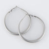Narelle Silver Waterproof Chunky Hoop Earrings