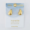 Narelle Gold Waterproof Tear Drop Earrings