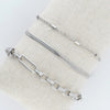 Narelle Silver Waterproof Snake Chain Bracelet Set