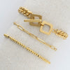 Narelle Gold Waterproof Curb Chain Bracelet Set