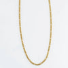 Narelle Gold Waterproof Figaro Chain Necklace
