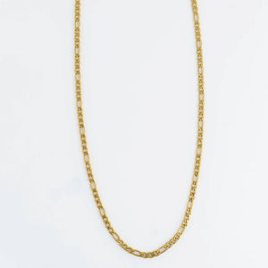 Narelle Gold Waterproof Figaro Chain Necklace