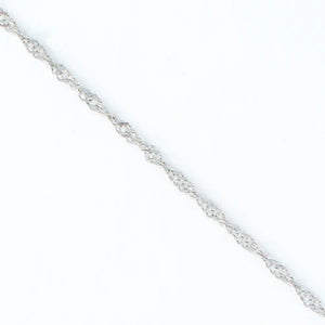 Narelle Silver Waterproof Twisted Chain Necklace