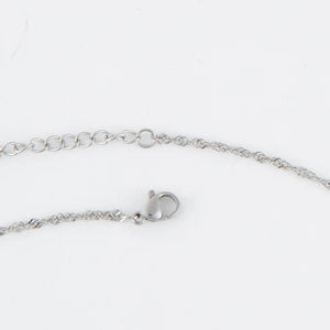 Narelle Silver Waterproof Twisted Chain Necklace