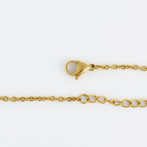 Narelle Gold Waterproof Disc Chain Necklace