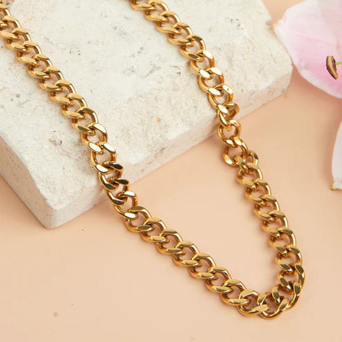 Narelle Gold Waterproof Chunky Chain Necklace