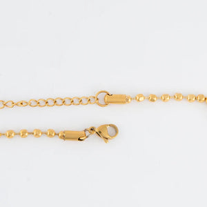 Narelle Gold Waterproof Ball Chain Necklace