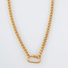 Narelle Gold Waterproof Carabiner Necklace
