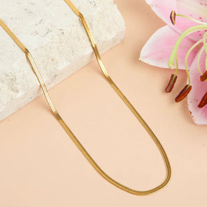 Narelle Gold Waterproof Snake Chain Necklace