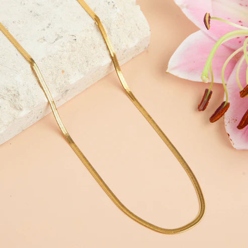 Narelle Gold Waterproof Snake Chain Necklace