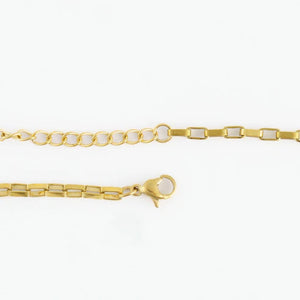 Narelle Gold Waterproof Box Chain Necklace