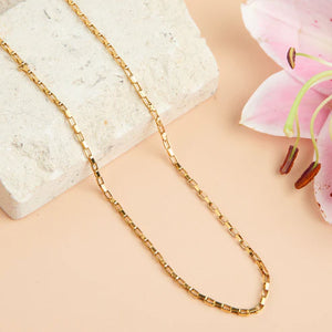 Narelle Gold Waterproof Box Chain Necklace