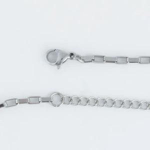 Narelle Silver Waterproof Box Chain Necklace