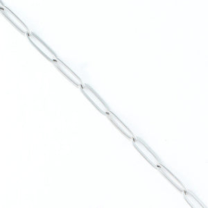Narelle Silver Waterproof Paperclip Chain Necklace