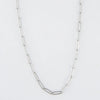 Narelle Silver Waterproof Paperclip Chain Necklace
