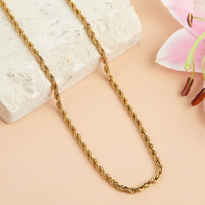 Narelle Gold Waterproof Rope Chain Necklace