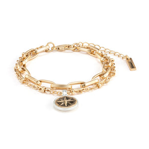 Wrapped in Prayer Protect & Guide Gold Bracelet