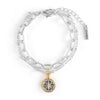 Wrapped in Prayer Protect & Guide Silver Bracelet