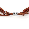 Men's Cross Brown Bracelet