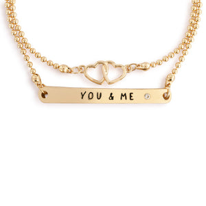 You & Me Layered Bracelet