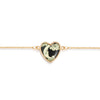 Moon and Back Art Heart Bracelet